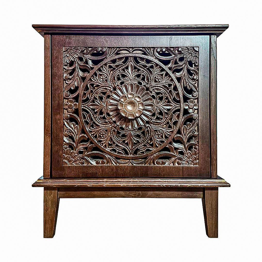 купить дизайнерскую прикроватную тумбу из массива MH_12-6