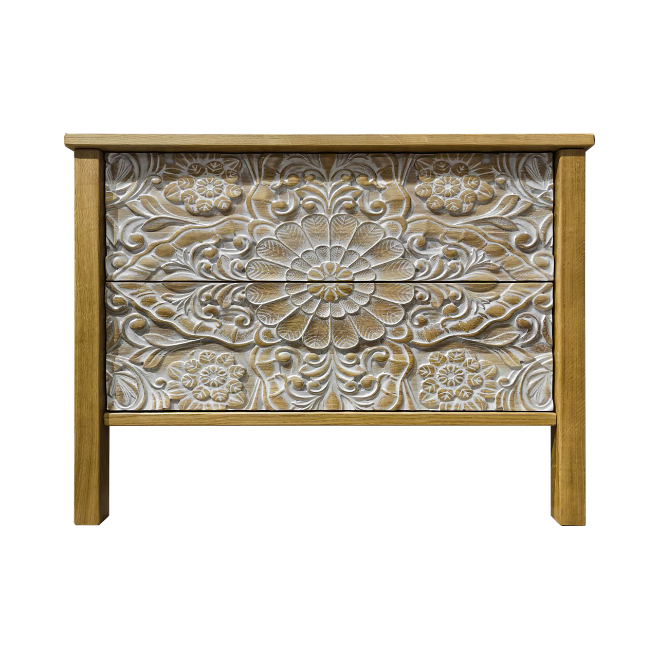 купить дизайнерскую прикроватную тумбу из массива MH_110-4