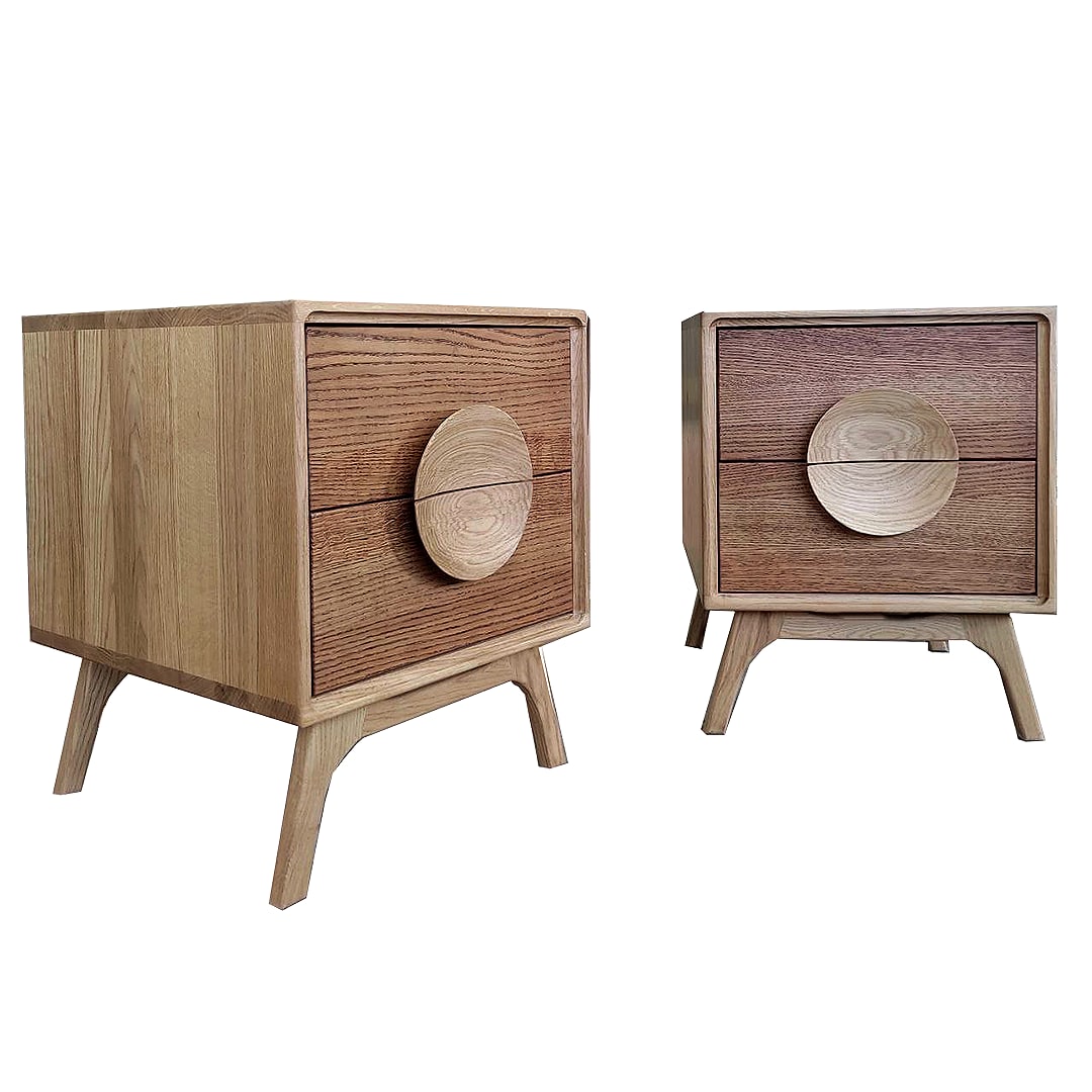 купить дизайнерскую прикроватную тумбу из массива MH_102