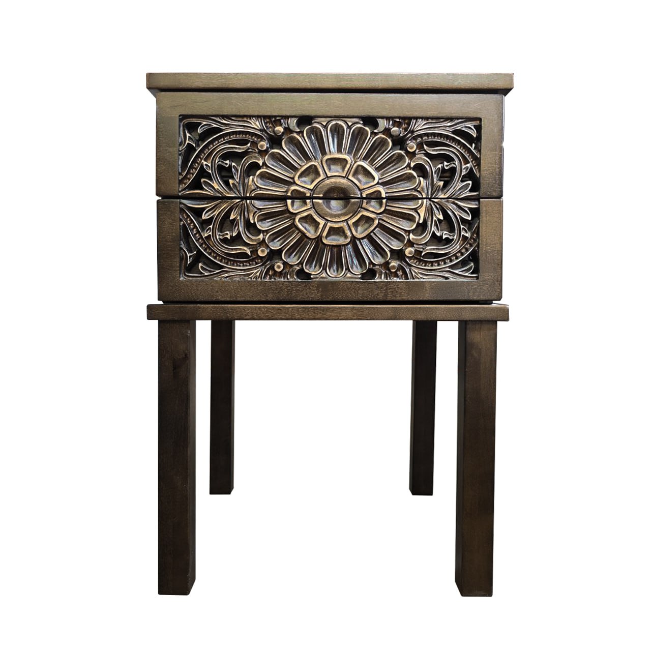 купить дизайнерскую прикроватную тумбу из массива MH_109