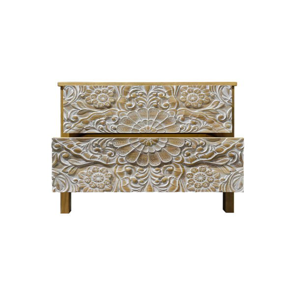 фото дизайнерской прикроватной тумбы из массива MH_110-4 купить дизайнерскую прикроватную тумбу из массива MH_110-4