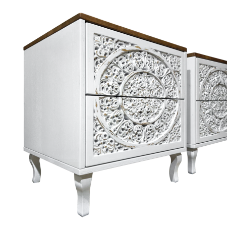 фото дизайнерской прикроватной тумбы из массива MH_149 купить дизайнерскую прикроватную тумбу из массива MH_149