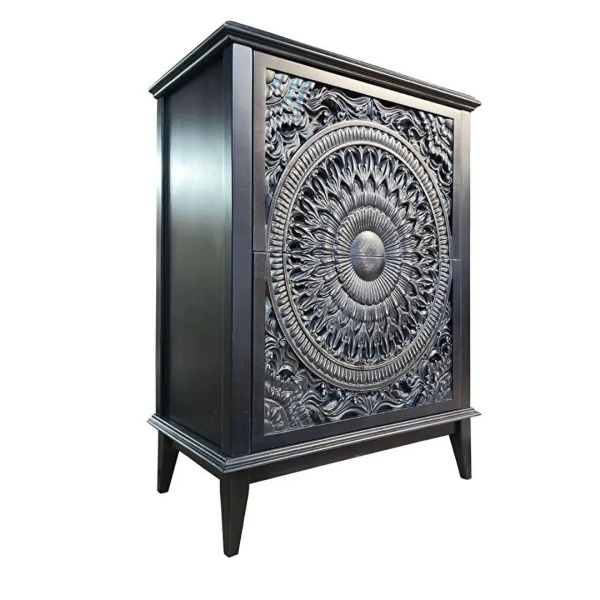 купить дизайнерскую прикроватную тумбу из массива MH_181