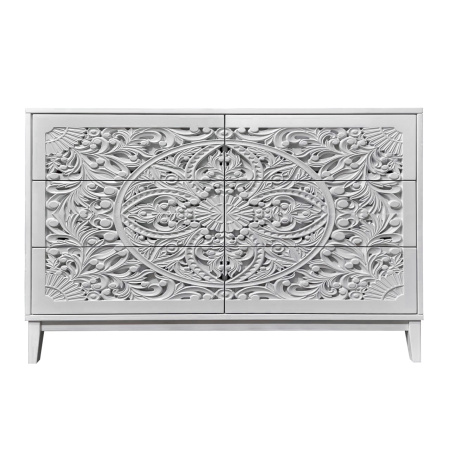 купить дизайнерский комод из массива MH_255 White 3