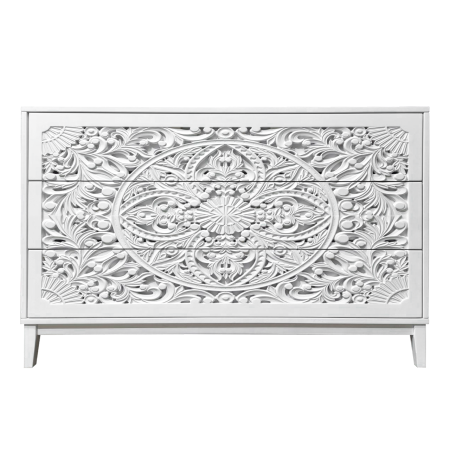 купить дизайнерский комод из массива MH_255 White 2