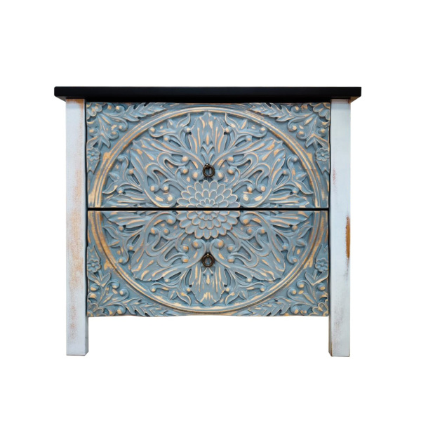 купить дизайнерскую прикроватную тумбу из массива MH_174