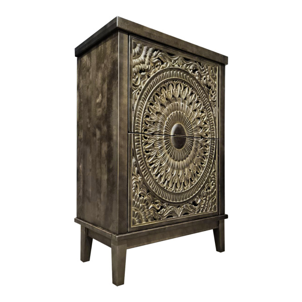 фото дизайнерской прикроватной тумбы из массива MH_181-1 купить дизайнерскую прикроватную тумбу из массива MH_181-1