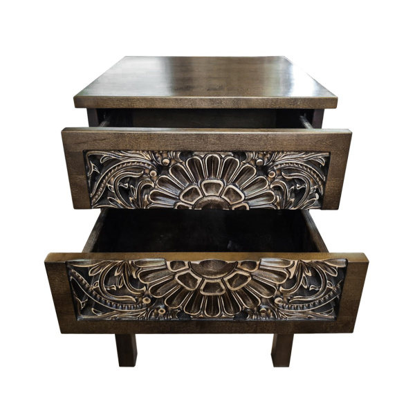 купить дизайнерскую прикроватную тумбу из массива MH_109