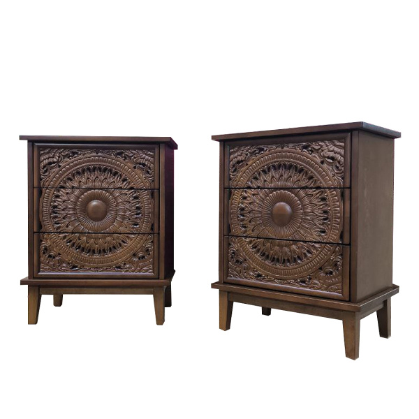 купить дизайнерскую прикроватную тумбу из массива MH_181-5