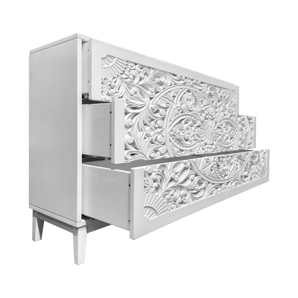 купить дизайнерский комод из массива MH_255 White 3