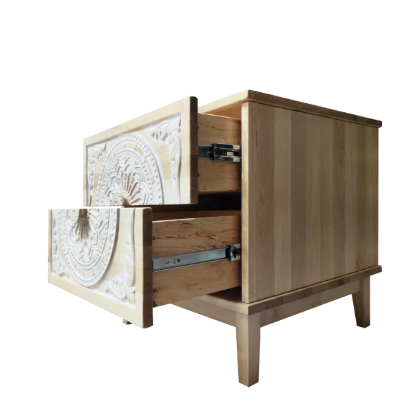 фото дизайнерской прикроватной тумбы из массива MH_145 mini купить дизайнерскую прикроватную тумбу из массива MH_145 mini