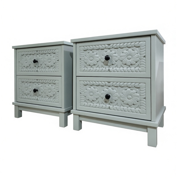 купить дизайнерскую прикроватную тумбу из массива MH_266-3