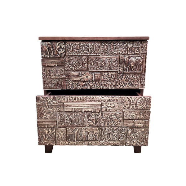 купить дизайнерскую прикроватную тумбу из массива MH_180-2