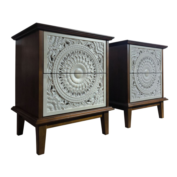 купить дизайнерскую прикроватную тумбу из массива MH_181-6