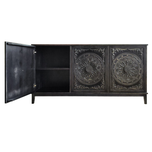 купить дизайнерскую тумбу из массива MH_145 Black в Москве и Санкт-Петербурге