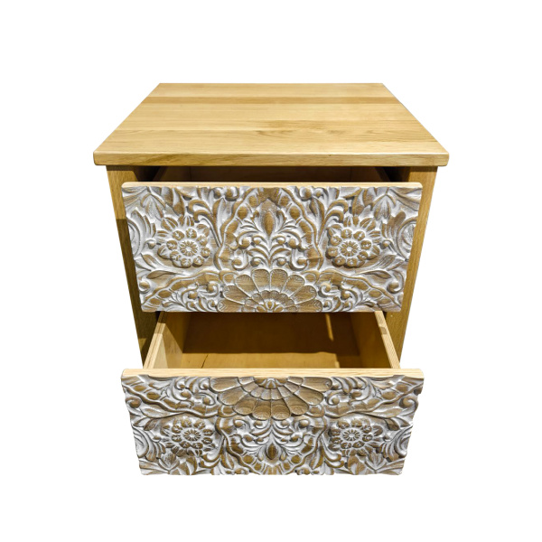 фото дизайнерской прикроватной тумбы из массива MH_110-5 купить дизайнерскую прикроватную тумбу из массива MH_110-5