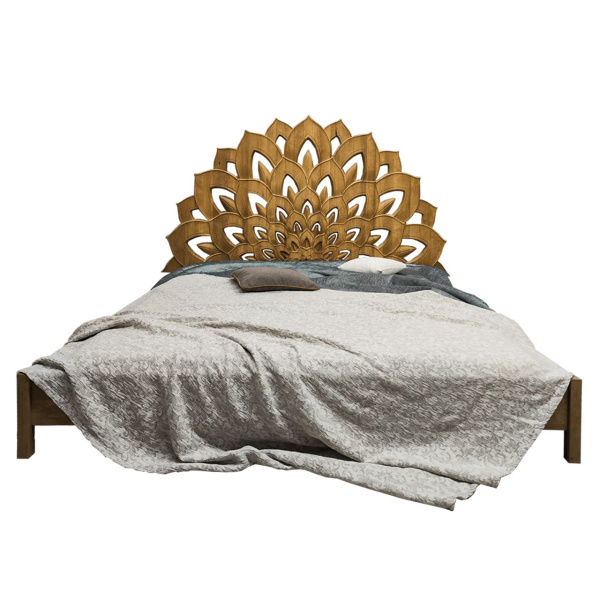 фото дизайнерской кровати из массива MH_611