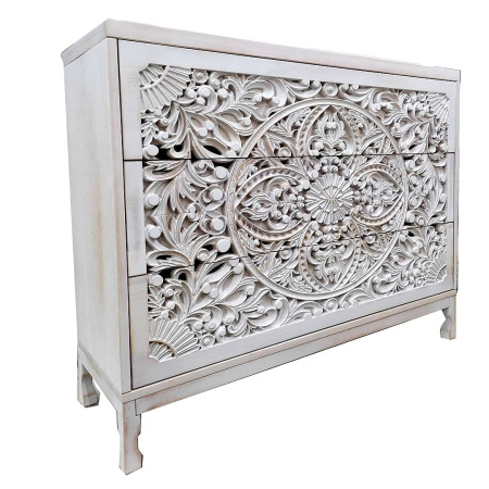купить дизайнерский комод из массива MH_255 White