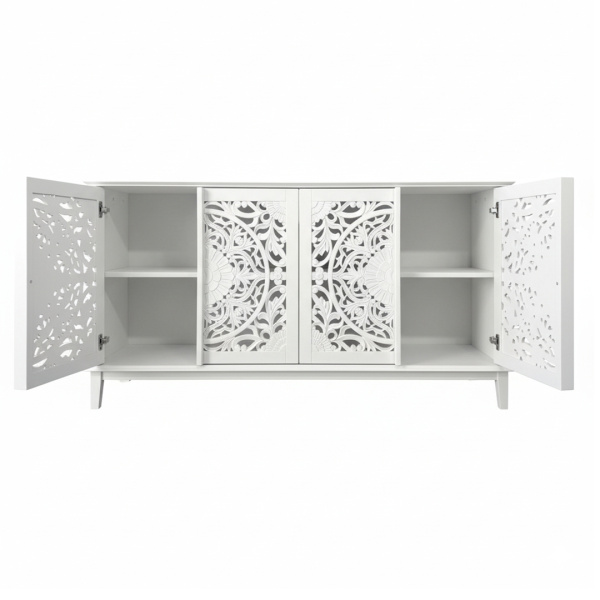 купить дизайнерскую тумбу из массива MH_135 White в Москве и Санкт-Петербурге