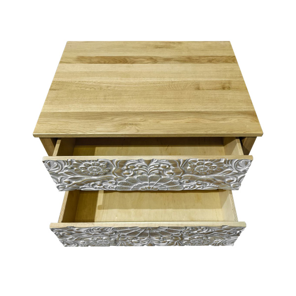 фото дизайнерской прикроватной тумбы из массива MH_110-4 купить дизайнерскую прикроватную тумбу из массива MH_110-4