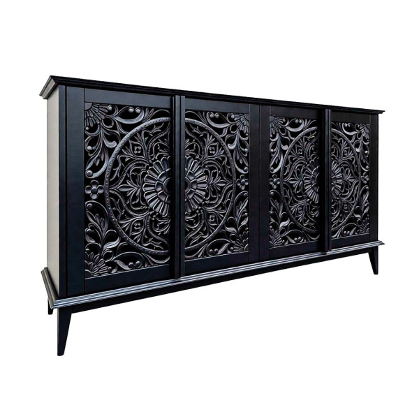 купить дизайнерскую тумбу из массива MH_135 Black в Москве и Санкт-Петербурге