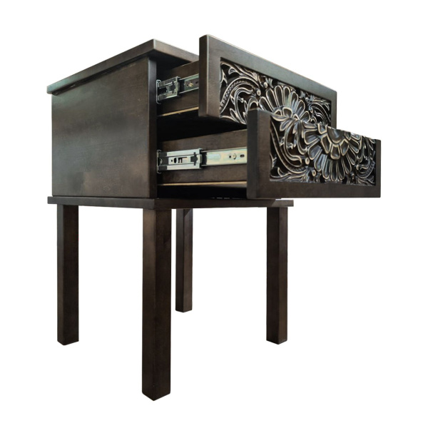 купить дизайнерскую прикроватную тумбу из массива MH_109