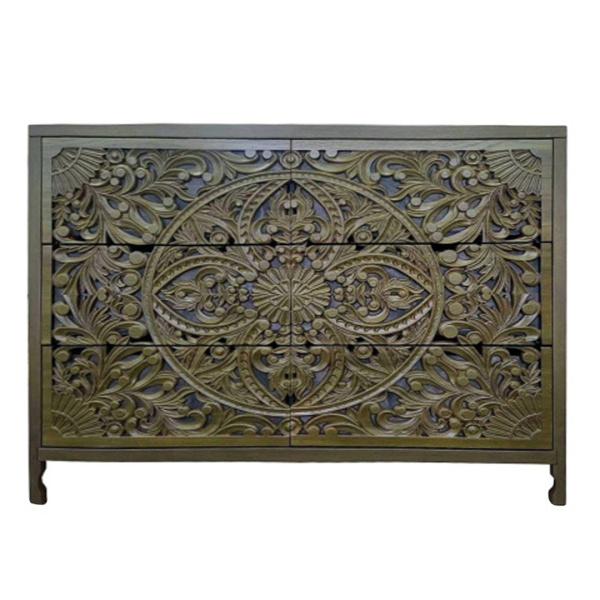 купить дизайнерский комод из массива MH_255 Green Tea