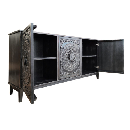 купить дизайнерскую тумбу из массива MH_145 Black в Москве и Санкт-Петербурге