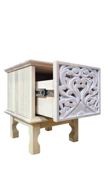 купить дизайнерскую прикроватную тумбу из массива MH_184-2