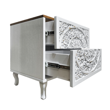 фото дизайнерской прикроватной тумбы из массива MH_149 купить дизайнерскую прикроватную тумбу из массива MH_149