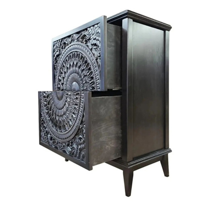 фото дизайнерской прикроватной тумбы из массива MH_181 купить дизайнерскую прикроватную тумбу из массива MH_181