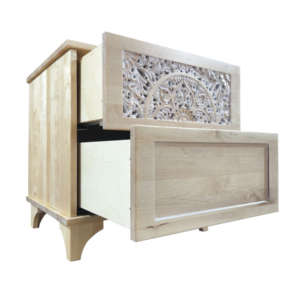 купить дизайнерскую прикроватную тумбу из массива MH_133