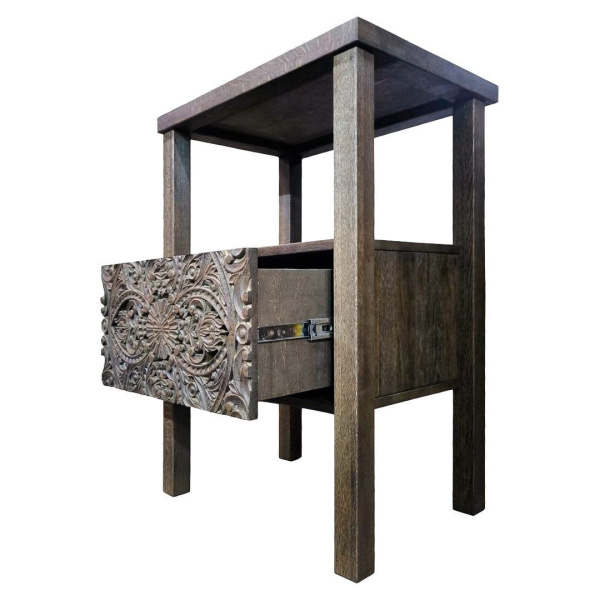 купить дизайнерскую прикроватную тумбу из массива MH_170-30