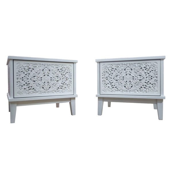 купить дизайнерскую прикроватную тумбу из массива MH_155-1