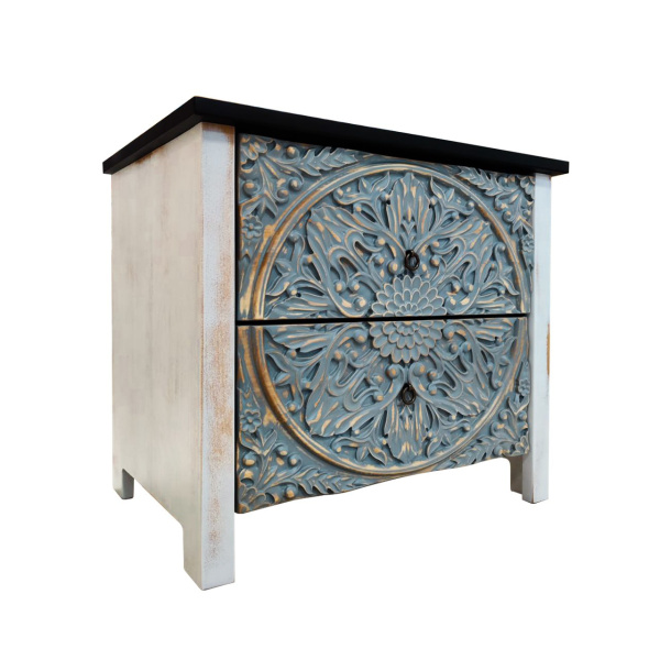 купить дизайнерскую прикроватную тумбу из массива MH_174