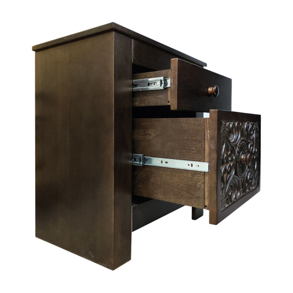 фото дизайнерской прикроватной тумбы из массива MH_120 купить дизайнерскую прикроватную тумбу из массива MH_120