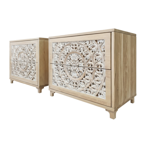 купить дизайнерскую прикроватную тумбу из массива MH_116-6