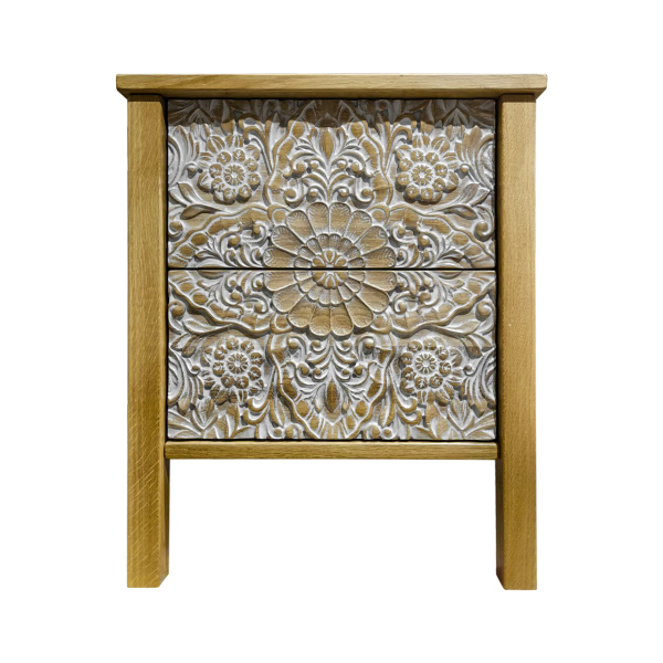 фото дизайнерской прикроватной тумбы из массива MH_110-5 купить дизайнерскую прикроватную тумбу из массива MH_110-5