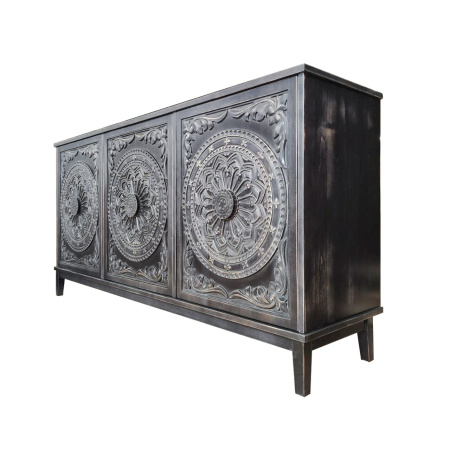 купить дизайнерскую тумбу из массива MH_145 Black в Москве и Санкт-Петербурге