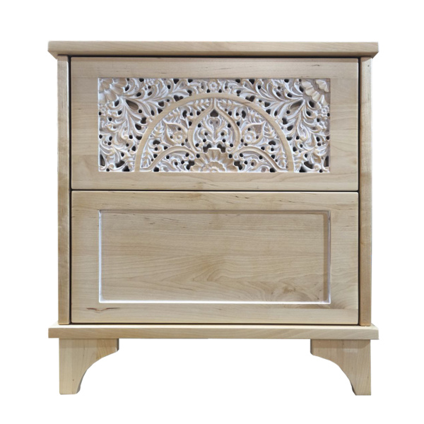 купить дизайнерскую прикроватную тумбу из массива MH_133