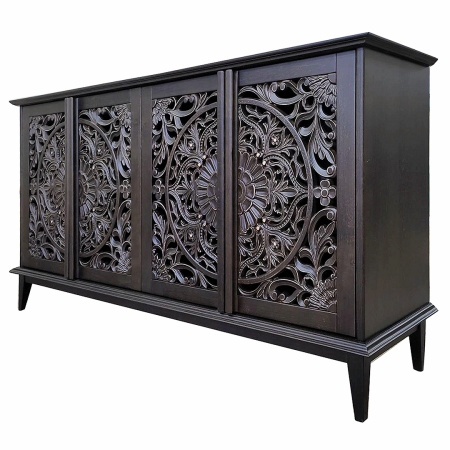 купить дизайнерскую тумбу из массива MH_135 Braun в Москве и Санкт-Петербурге