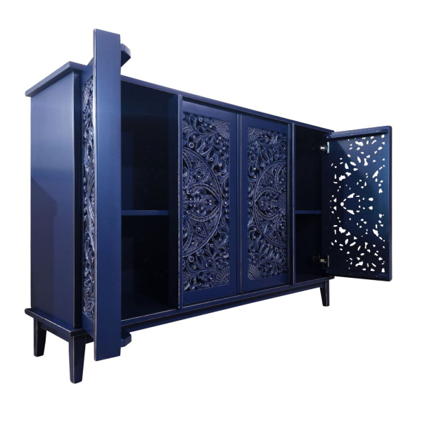 купить дизайнерскую тумбу из массива MH_170-4 Deep Blue в Москве и Санкт-Петербурге